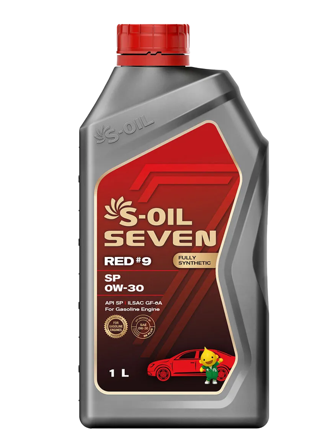 Моторное масло S-OIL SEVEN RED 9 0W-30, 1л